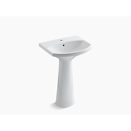 Kohler Pedestal Bathroom Sink W/ Single Faucet Hole 2362-1-0